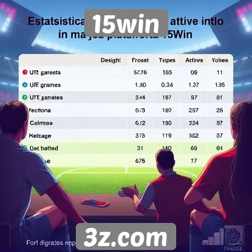 Estatísticas de jogadores ativos no 15win